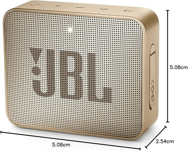 JBL GO 2 Waterdichte Draagbare Bluetooth Speaker goud