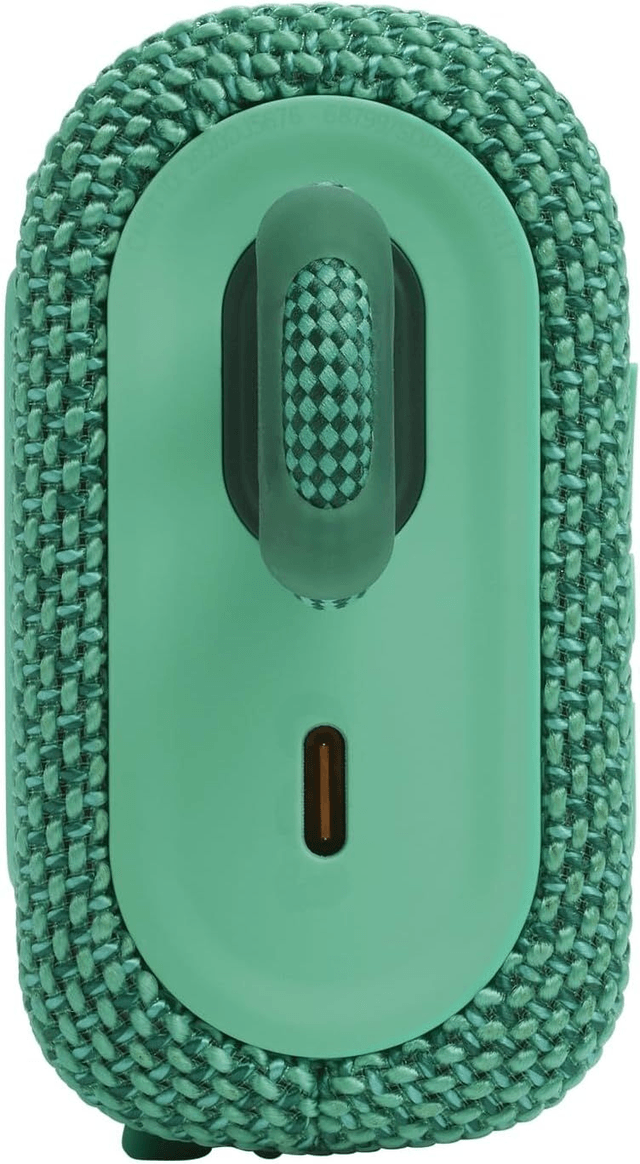 JBL GO 3 draadloze, draagbare Bluetooth luidspreker met geïntegreerde lus voor onderweg, USB C-oplaadkabel Mintgroen