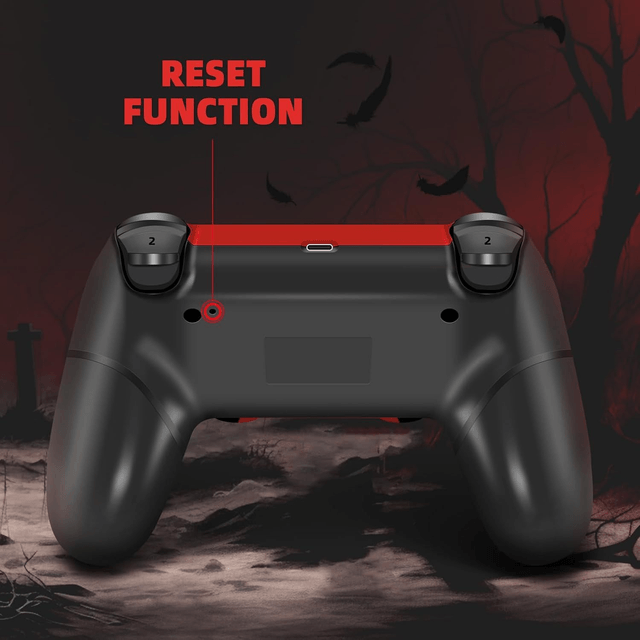 Ps4 Controller - Rood/Zwart