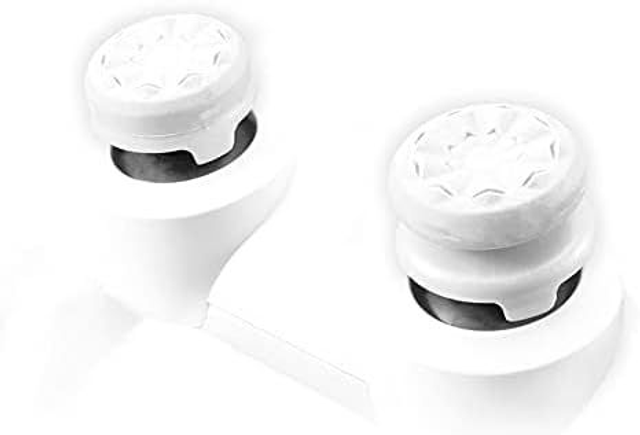 KontrolFreek FPS Freek Galaxy Wit voor PlayStation 4 (PS4) en PlayStation 5 (PS5) | Performance Thumbsticks | 1 High-Rise, 1 Mid-Rise